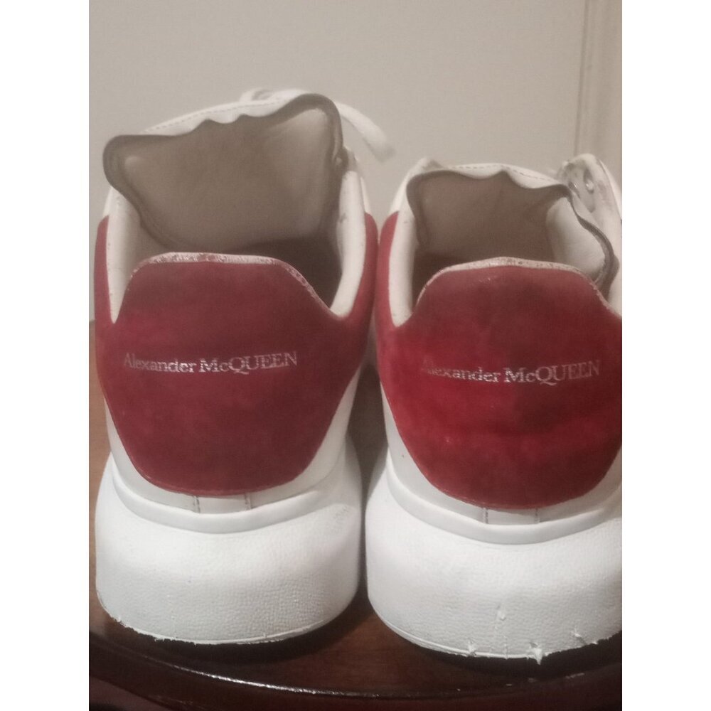 Women ALEXANDER MCQUEEN Elgar U Oversized Leather Lace-up Sneakers, Size 42 (11) - Picture 9 of 12